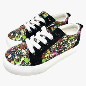 Nintendo Super Mario Bros. Sneakers Kids Size 13 Unisex Canvas